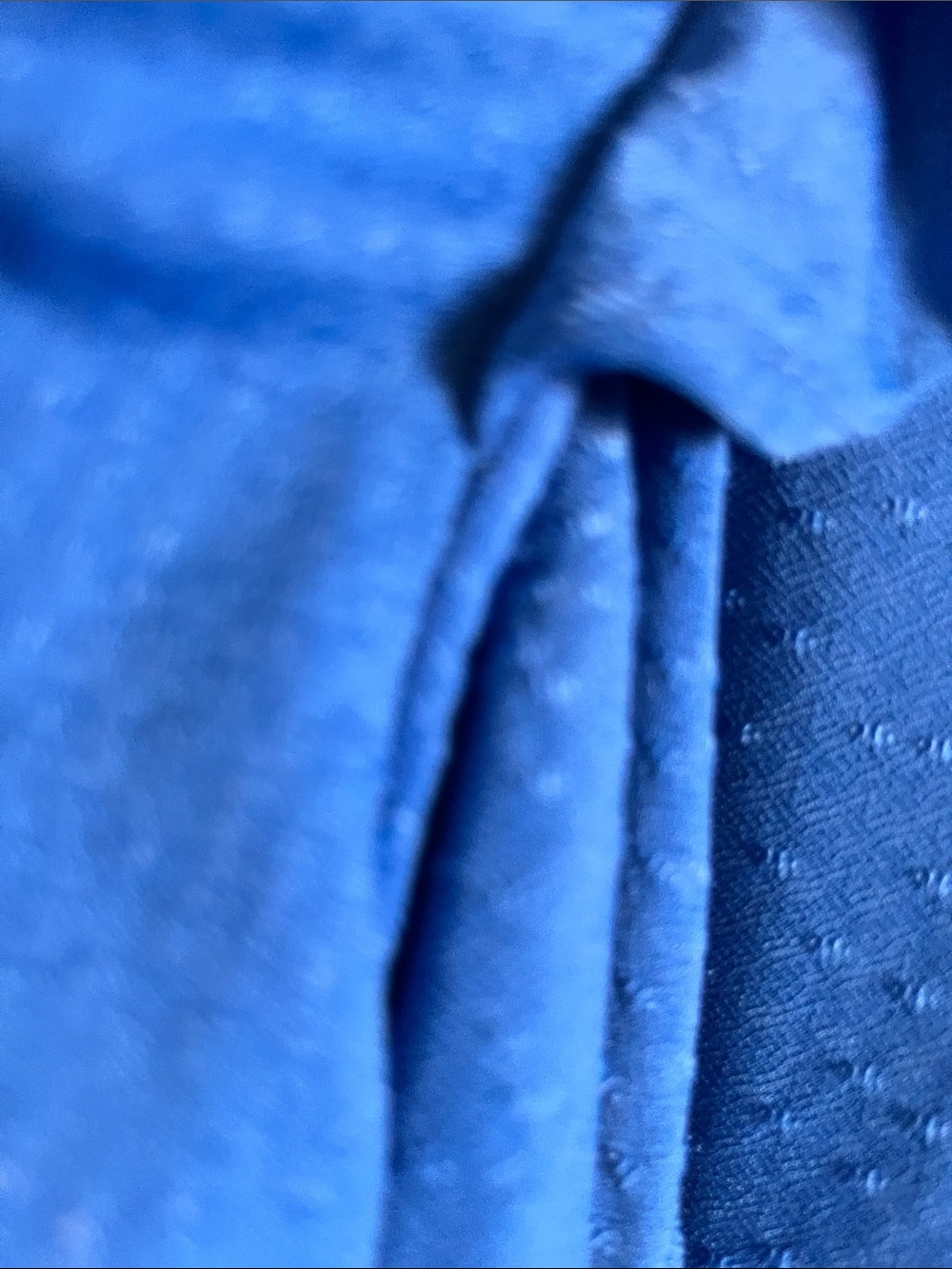 Apt. 9 Blue V-Neck Ruffle Sleeve, Cold Shoulder Top - Picture 2 of 6